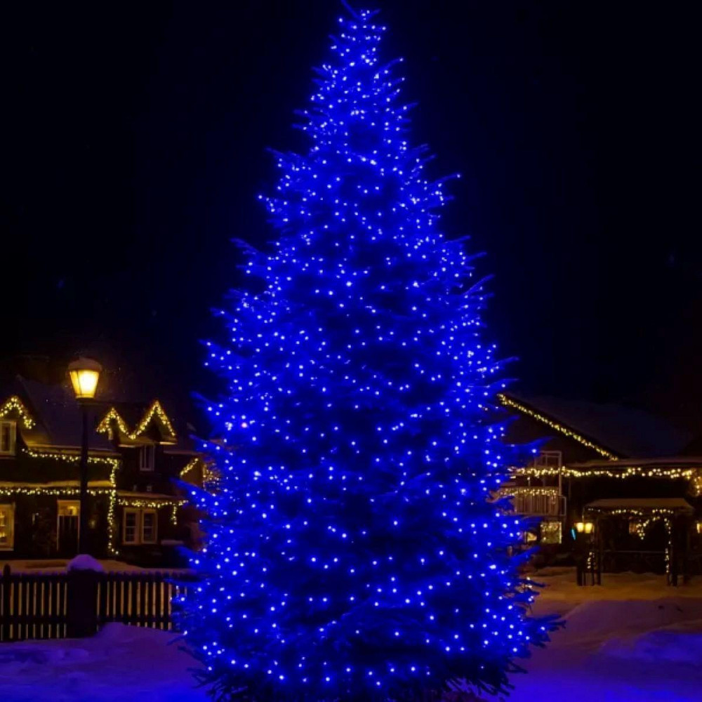 Гирлянда Різдвяна Фея 50м, 500 LED, синій провод Київ - фото 6
