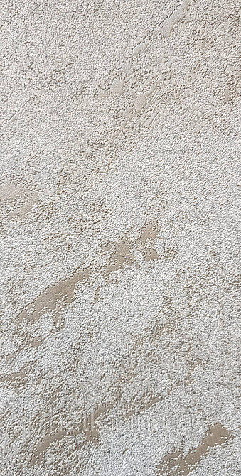 Шпалери вінілові на флізеліні Marburg Lava метрові під штукатурку молочні зі сріблом Київ - фото 1