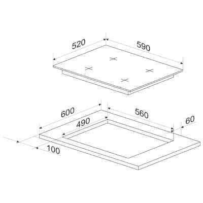 Варочна поверхня Hansa BHGI63170 Вінниця