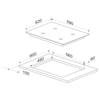 Варочна поверхня Hansa BHGI63170 Вінниця - фото 4