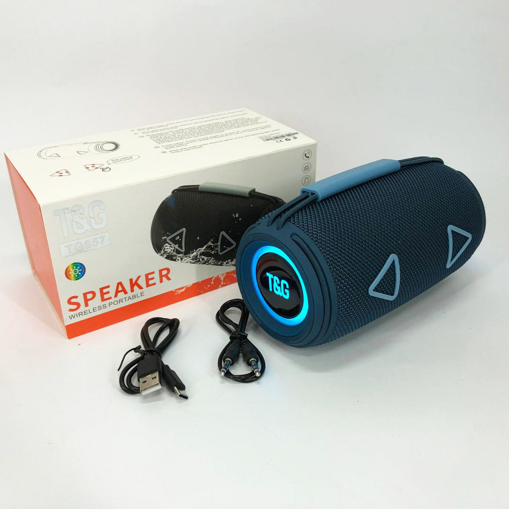 Bluetooth колонка с разноцветной подсветкой со стереозвуком TG657, Колонка с подсветкой и зарядкой VW-31 Львов - изображение 4