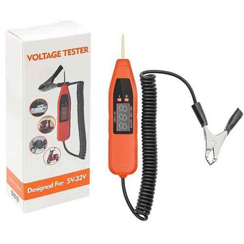 Ручка-тестер автомобильного аккумулятора и цепей 5–32В с ЖК-дисплеем, диагностика АКБ и генератора Киев