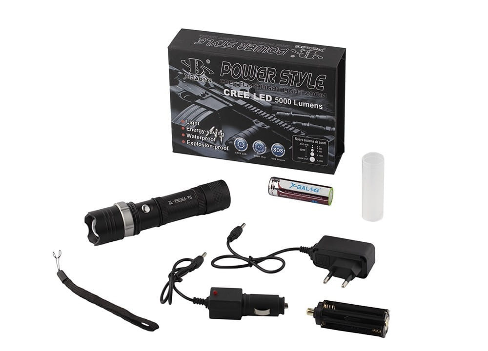 Ліхтар X-BALOG BL-T8626A-T6 алюмінієвий (діапазон до 600 м) L-073 Киев - изображение 7