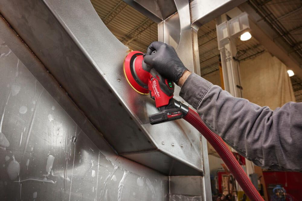 Шліфмашина ексцентрикова акумуляторна MILWAUKEE M12 FROS2.5-502X O150мм (ЗП+2акум.Х5Аг+HD кейс) Одеса - фото 8