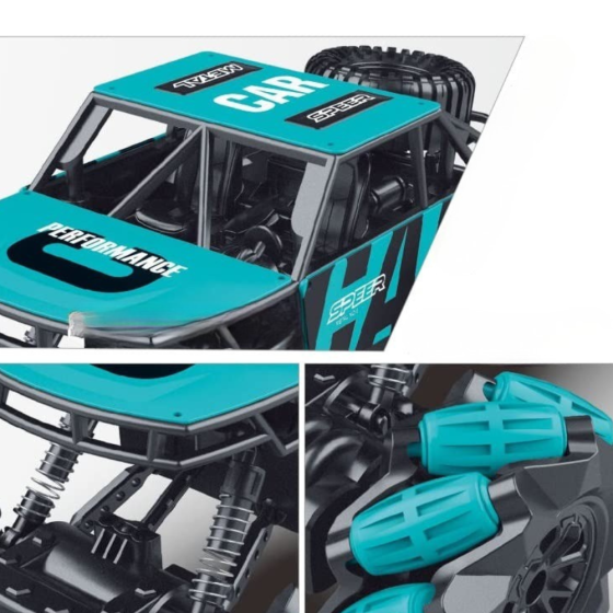 Машинка джип с пультом радиоуправлении с аккумулятором 4х4,бирюзовый Каменец-Подольский