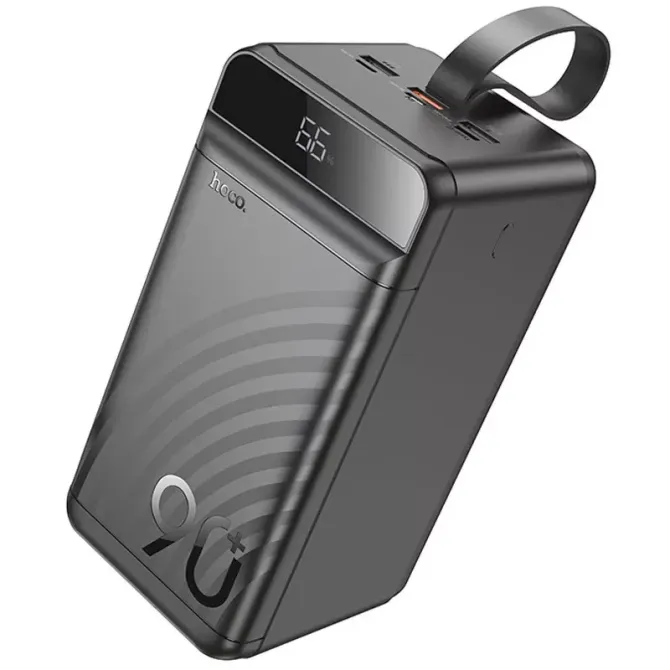 Павербанк швидке заряджання Hoco J123D Element 90000 mAh 22.5W PD/QC Black Одесса - изображение 3