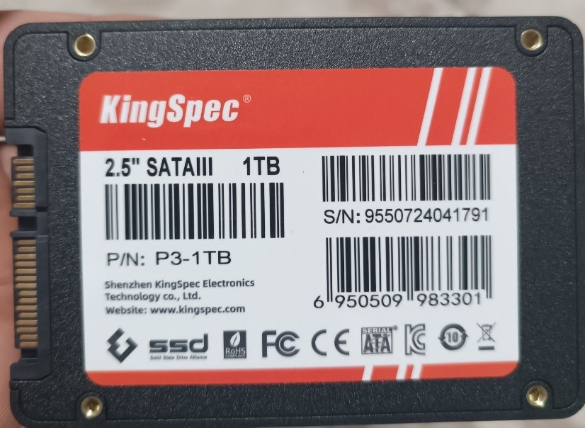 SSD диск 1Тб KingSpec P3-1Tb. Харків - фото 3