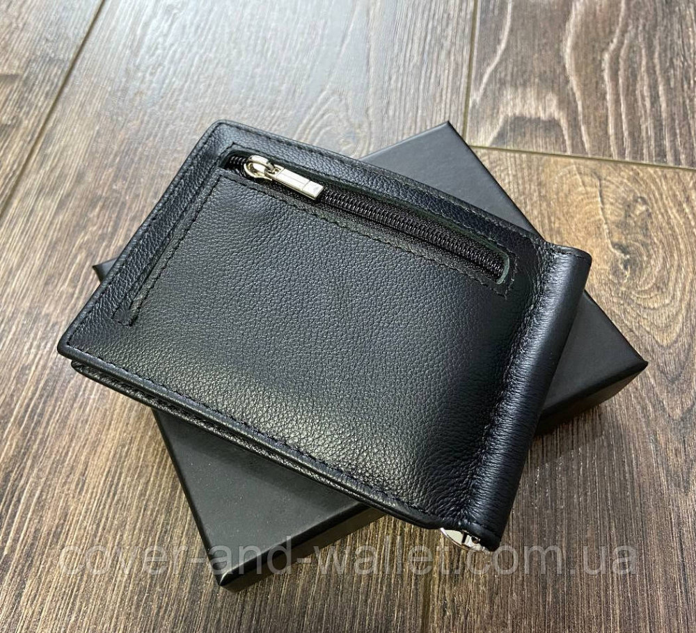 Мужской кожаный зажим для денег и карточек Marco Coverna M102 Киев - изображение 10