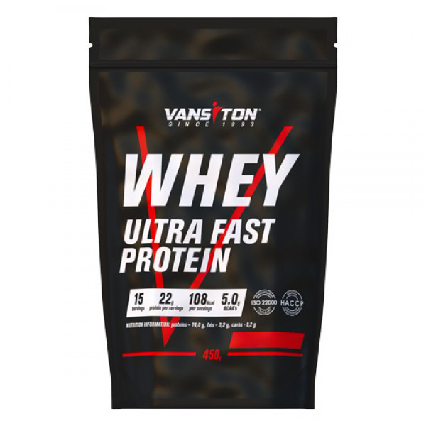 Протеин Vansiton Ultra Protein 450 г Яблочный пирог Луцк - изображение 1