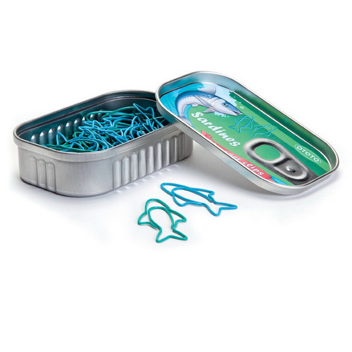 Набір канцелярських скріпок "Сардіна" (30 шт.) Рівне - фото 1