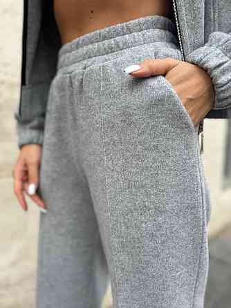 Жіночий базовий теплий костюм: кофта та штани Ангора Меланж, 46/48 Одеса