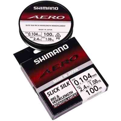 Леска Shimano Aero Slick Silk Rig/Hooklength 100m 0.104mm 1.08kg (2266.99.98) Винница