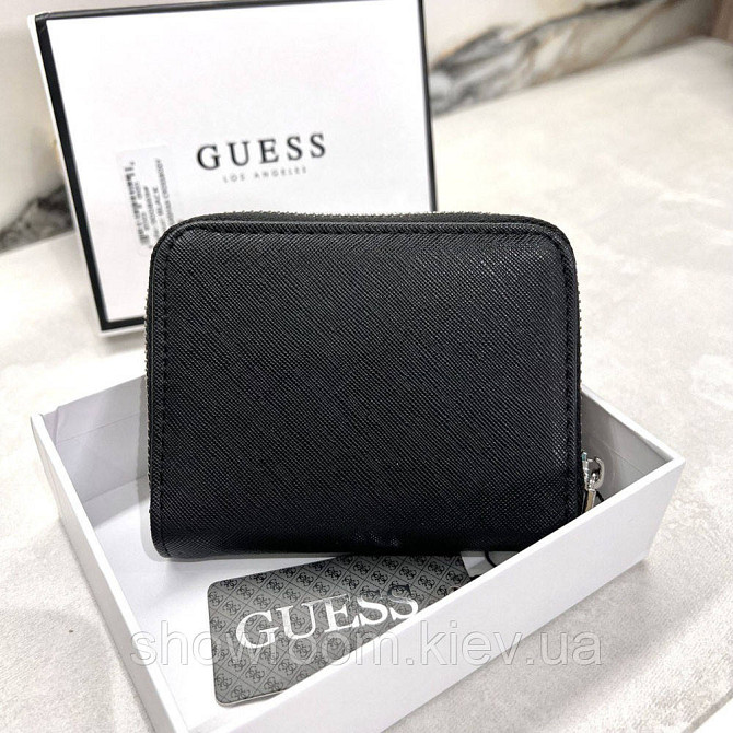 Жіночий маленький гаманець Guess (1211-1) black Київ - фото 4