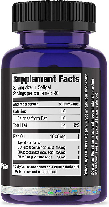 Omega 3  90 softgels Луцк - изображение 2