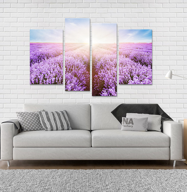Модульна картина Полі Лаванди Art-133_4 Київ - фото 2
