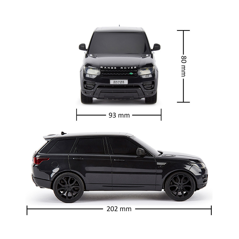 Автомобіль KS Drive на р/к - Land Range Rover Sport (1:24, 2.4Ghz, чорний) Дніпро - фото 6