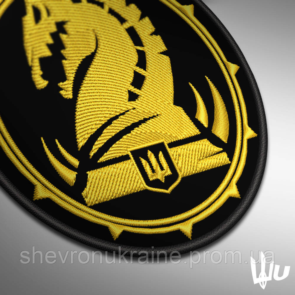 Шеврон под заказ 47 ОМБр (Срок изготовки 3-5 дней. На липучке) Размер 8см в диаметре Киев - изображение 5