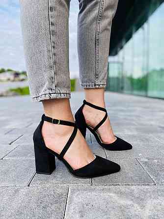 Seastar Босоніжки жіночі SEASTAR чорні (літо, еко-замша) (4114) Коломыя