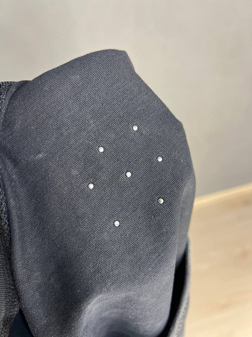 Футболка жіноча A-N 25008 оверсайз подовжена варена тай дай принт Міккі маус попереду з камінчиками one size, чорний, one size Київ - фото 20