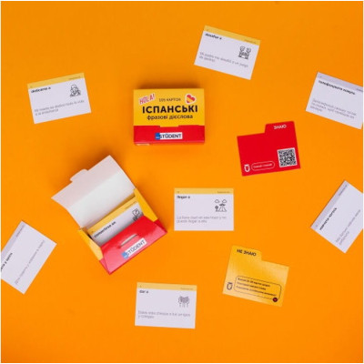 Обучающий набор English Student Карточки для изучения испанских фразовых глаголов, украинский (591225957) Винница - изображение 5