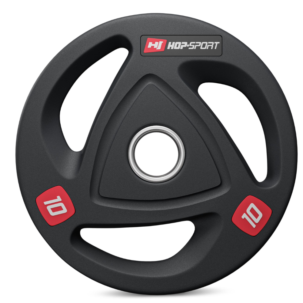 Набір дисків олімпійських Hop-Sport 2 х 10кг Киев - изображение 2