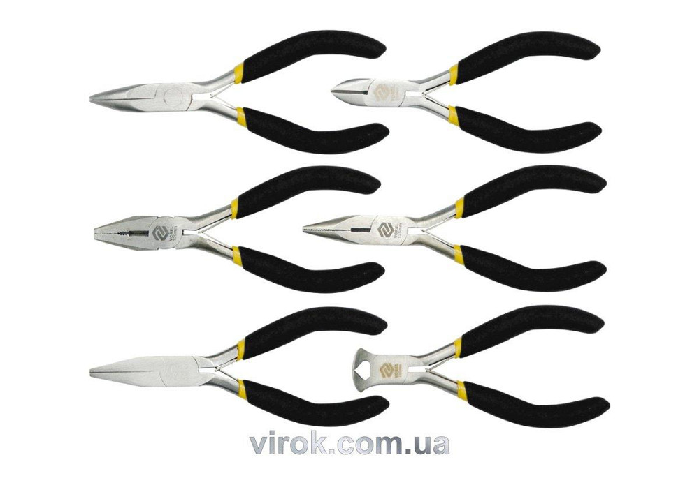 Плоскогубці, щипці, кусачки VOREL міні, l= 125 мм, Набір 6 шт. [4/40] Одесса - изображение 1