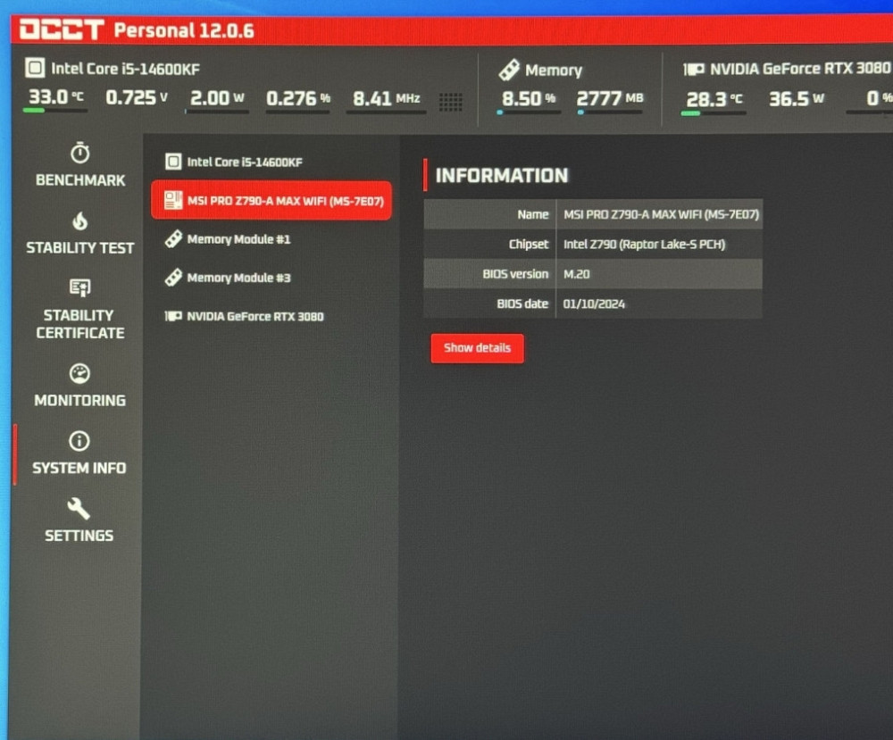 Топ комплект i5 14600KF, Z790 Msi Pro WiFi материнская плата, процессор. Киев - изображение 1