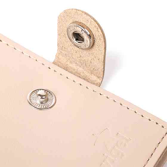 Компактное кожаное портмоне Shvigel 16489 Бежевый Киев