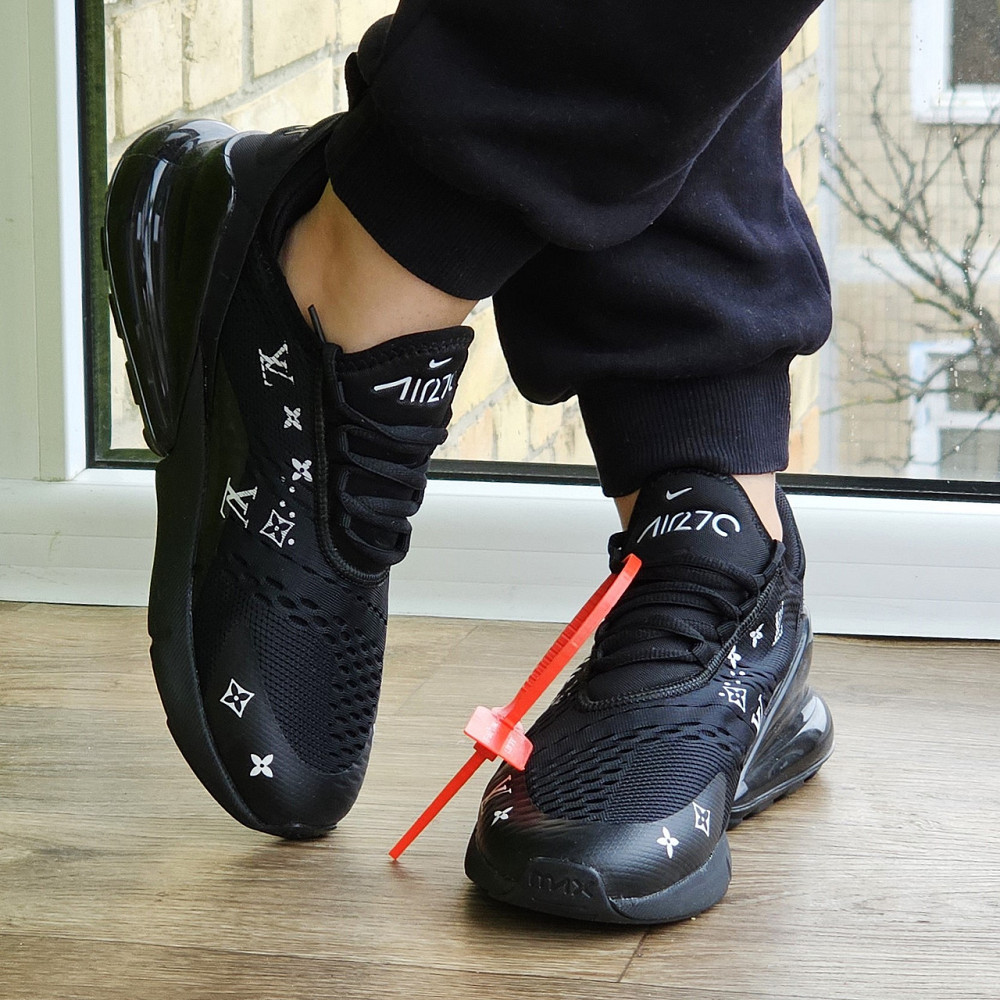 Кроссовки Nike 270 Мужские Черные Найк с Амортизацией Тканевые Сеточка Летние (размеры: 41,42,43,44,45) - 110 Днепр - изображение 8