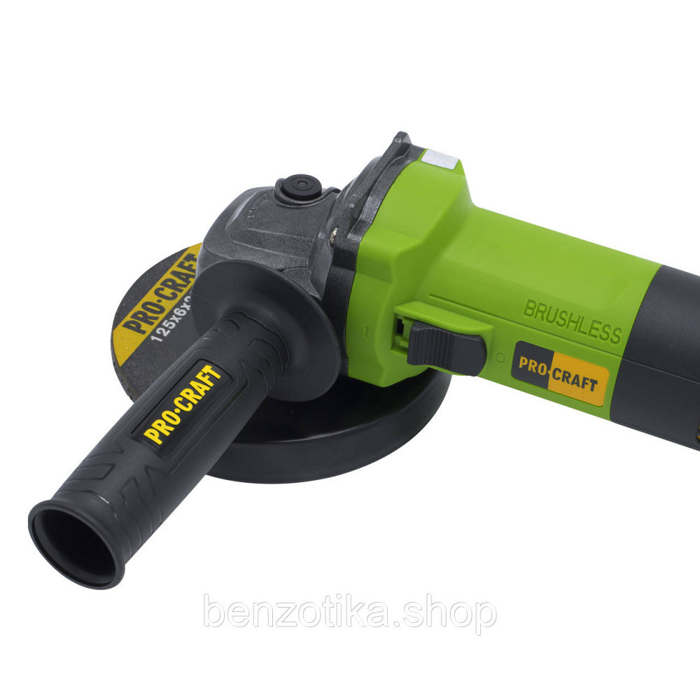 Кутошліфувальна машина безщіткова Procraft PW2200 125 мм + Диск Procraft CD125x1.0b 10 шт/уп Київ - фото 5