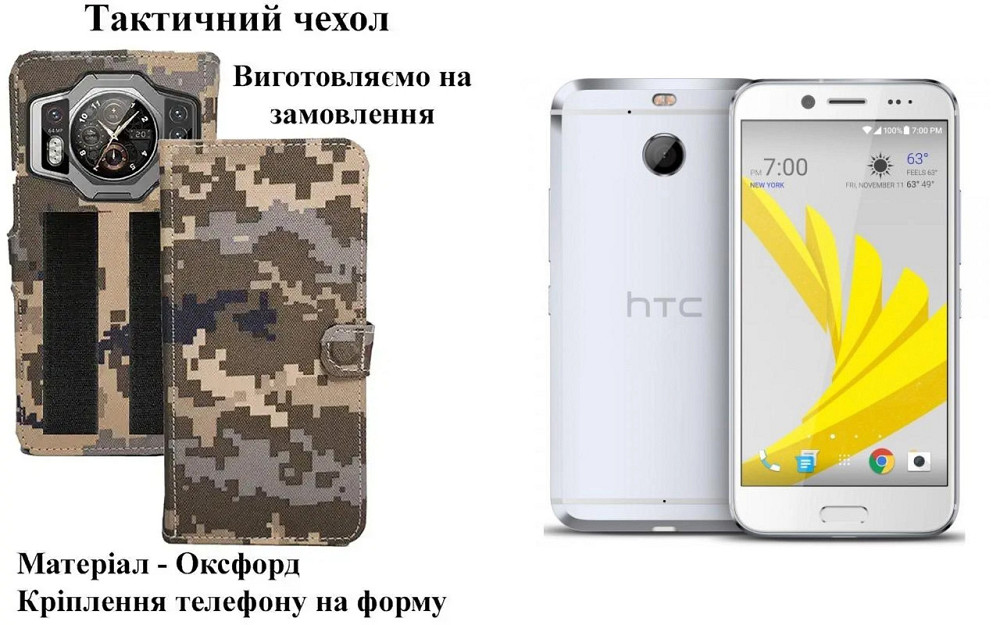 Тактический чехол для Fossibot F107 Pro, Fossibot F109S, крепится к снаряжению на липучке Киев - изображение 1