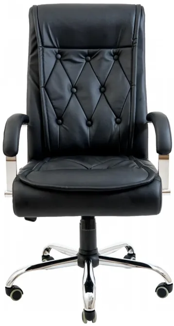 Офісне Крісло Керівника Richman Telavi Titan Black Хром М1 Tilt Чорний Київ - фото 2