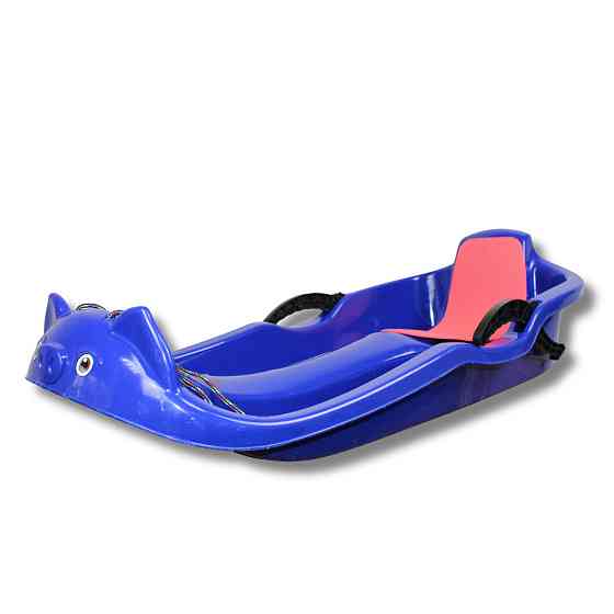 Санки пластиковые с тормозами Prime Sport Snow Rider синие Киев