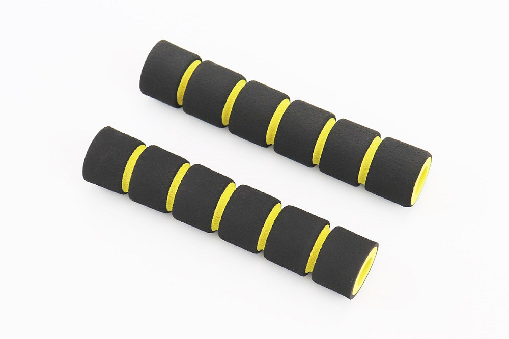 Гріпси поролонові на важелі гальмівні к-кт 2шт ЖОВТІ Київ - фото 1