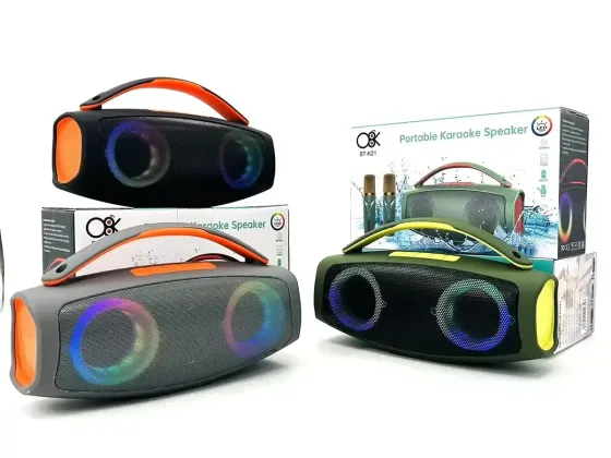 Мінідинамік Bluetooth з мікрофоном BT-K21 10 Вт USB, 3.5 мм AUX, Bluetooth, TF Card Київ