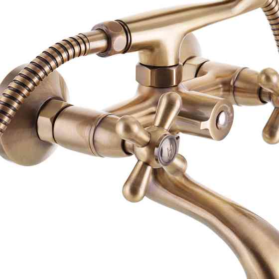 Ваннный смеситель Haiba Dominox 142 Euro бронза (HB3938) Харьков