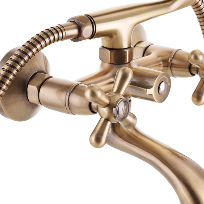 Змішувач для ванни Haiba Dominox 142 Euro бронза (HB3938) Харків - фото 3