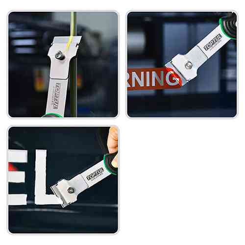 Скребок зі змінним лезом 40х205мм TOPTUL JJCJ0140 Чернігів