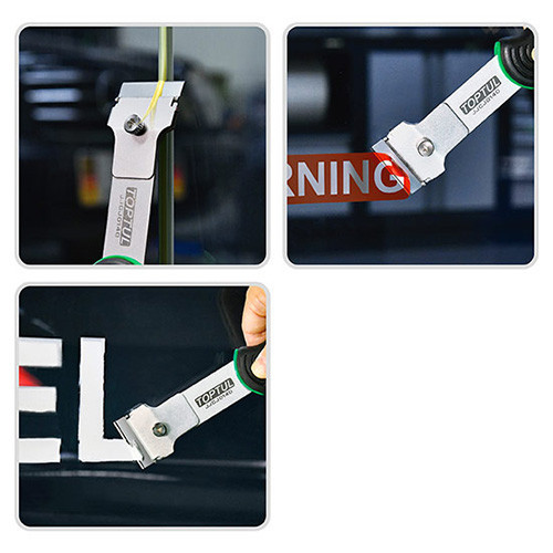 Скребок зі змінним лезом 40х205мм TOPTUL JJCJ0140 Чернігів - фото 3