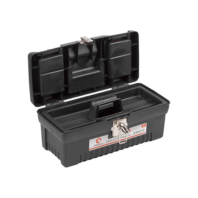 Ящик для  інструментів з металевими замками, 13", 330*177*135 мм INTERTOOL BX-1013 Київ - фото 2