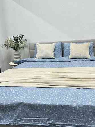 Ecotton Комплект постільної білизни Ecotton Євро двоспальний 210х220 см блакитний (250958) Коломыя