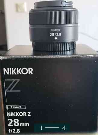 Объектив: NIKON NIKKOR z Mount 28 2.8mm. Харків