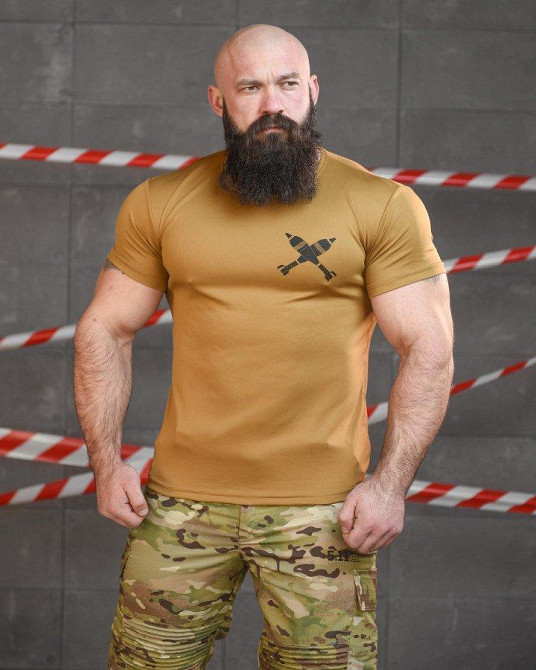 Тактична популярна футболка SABUR mina кайот ВТ6569 Одеса - фото 1