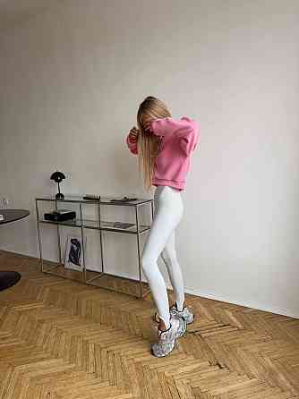 Жіночі трендові лосини зі штрипками пума Білий, 46/48 Одеса