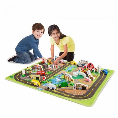 Дитячий килимок Melissa&amp;Doug Дорожній килимок / дерев'яні іграшки (MD5195) Вінниця - фото 2