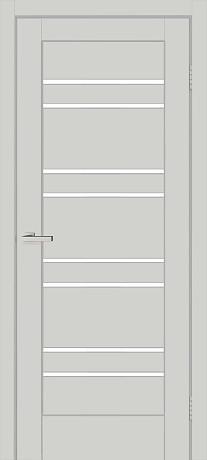 Межкомнатные двери Омис Rino 01 G sm светло-серый  700х2000 мм Киев - изображение 1