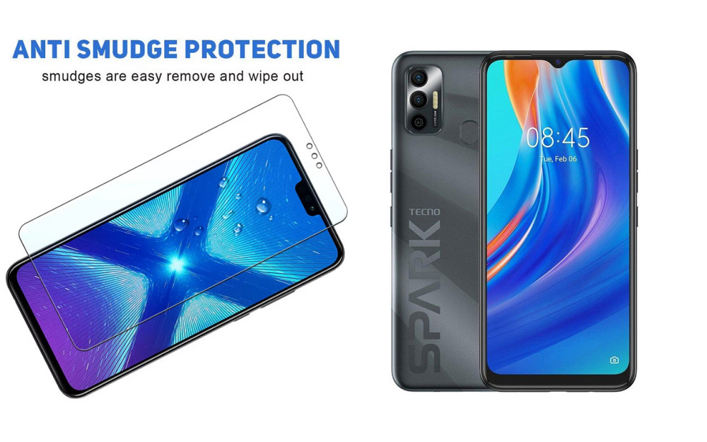 Защитное стекло NeoGlass для TECNO Spark 7 (KF6n) – ультрапрозрачное и устойчивое Киев - изображение 3