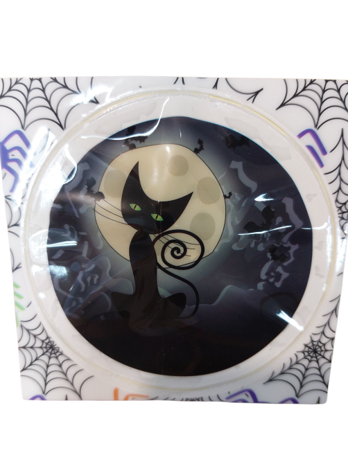 Наклейка для Хэллоуина Кот 8 см разноцветный Киев - изображение 1