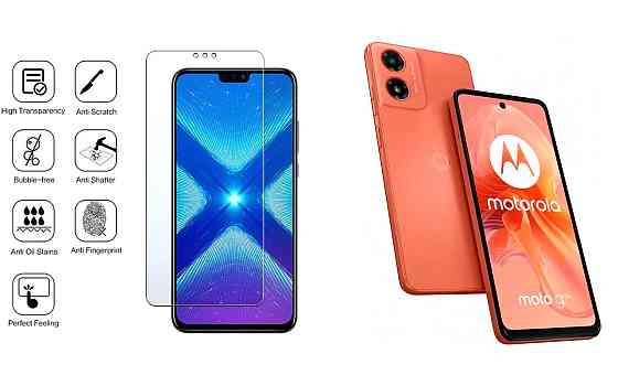 Защитное стекло NeoGlass для Motorola G04 – ультрапрозрачное и устойчивое Киев