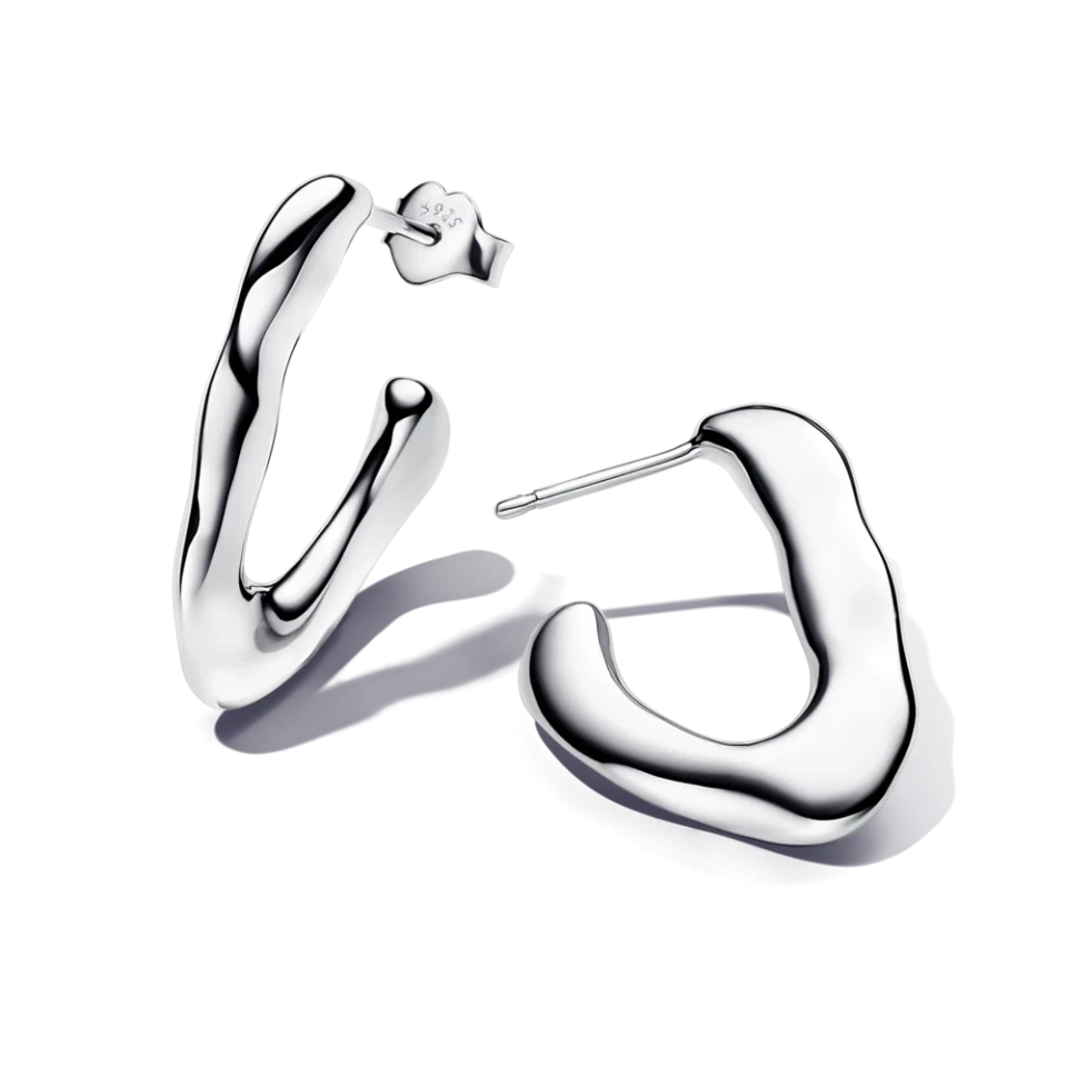 Срібні сережки Pandora відкриті "Трикутники" 293290C00 MasterSem Київ - фото 1